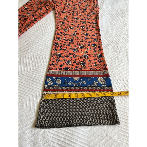 Top Shop - size 6 - High Waisted Floral Print Pants - Picture 4 of 14